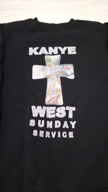Diğer Kanye vest sunday service oversize hoodie 