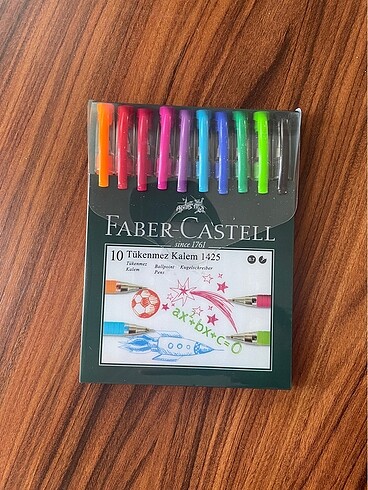 Faber castell 10?lu tükenmez kalem