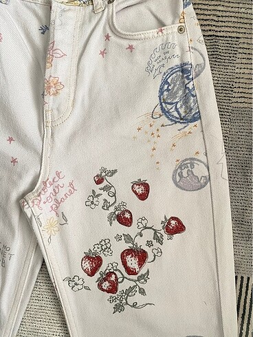 Reformation Yazlık Desenli Pantolon