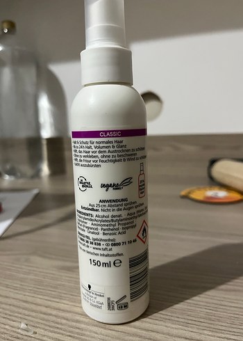 Schwarzkopf Taft Classic Saç Spreyi 3 - Görsel 2