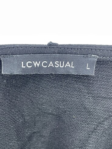 l Beden siyah Renk LC Waikiki Sweatshirt %70 İndirimli.