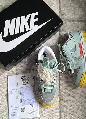 41 Beden mavi Renk NİKE DUNK LOW JUMBO SU YEŞİLİ