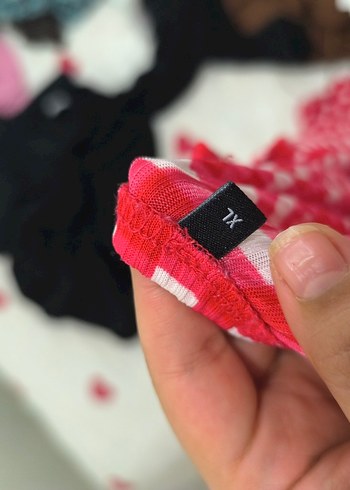 xl Beden Kırmızı Kareli Midi Halter Yaka Elbise