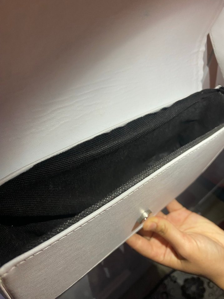 Beyaz Deri Kadın Çanta - Görsel 3