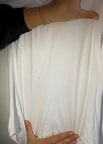 Beyaz Kısa Kollu kadın çıtçıtlı body - Görsel 3