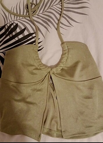 Pull and Bear Yeşil üst