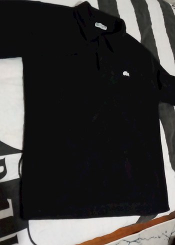 Siyah Erkek Polo Tişört Velcro Detaylı - Görsel 2