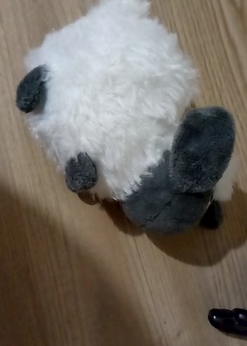 Gri Yumuşak Peluş Oyuncak Koyun - Görsel 2