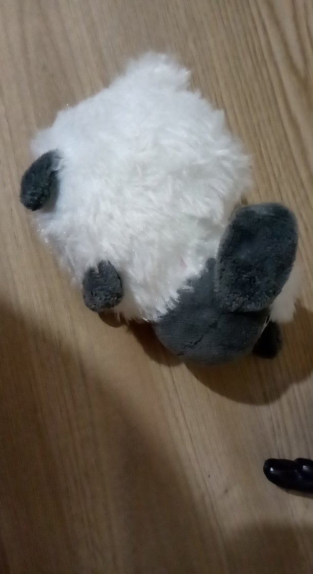 Gri Yumuşak Peluş Oyuncak Koyun - Görsel 2