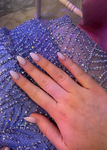 Mavi Abiye Elbise - Görsel 3