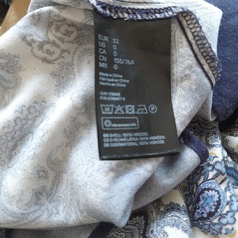 32 Beden H&m yazlık elbise 32 beden