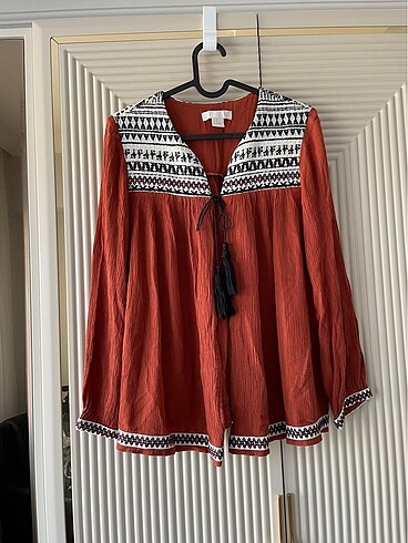 H&M etnik desen ceket