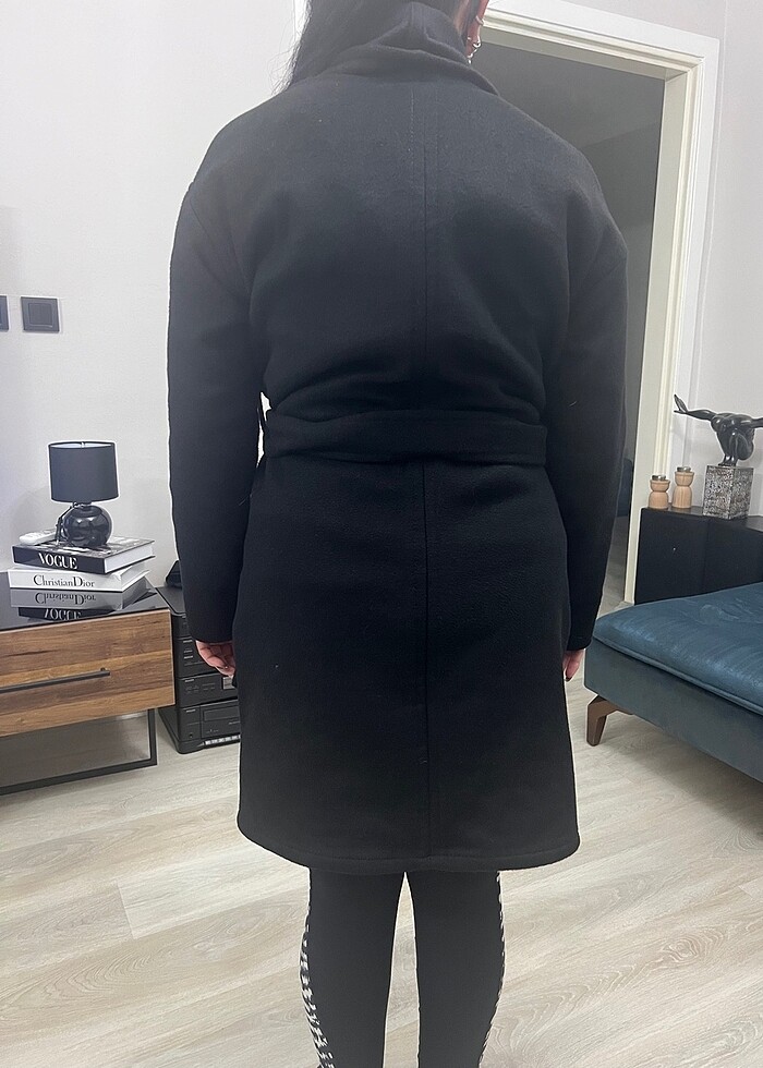 MANGO BASIC ŞAL YAKA PALTO - Görsel 2