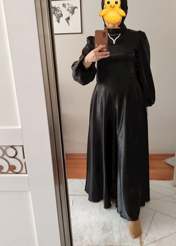 Diğer Siyah Uzun Kollu Gotik Kadın Elbise