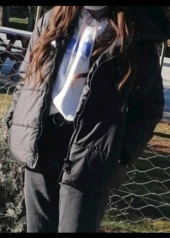 Siyah mont - Görsel 2