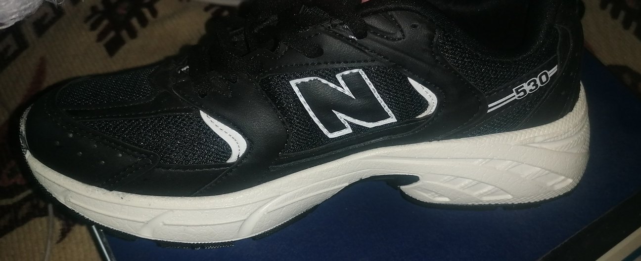 New Balance Siyah Bağcıklı Spor Ayakkabı - Görsel 3