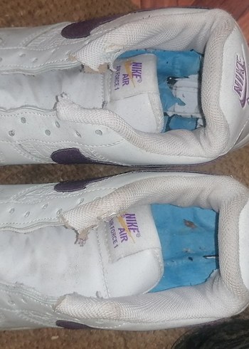 Nike Beyaz Mor Kadın Spor Ayakkabısı - Görsel 2