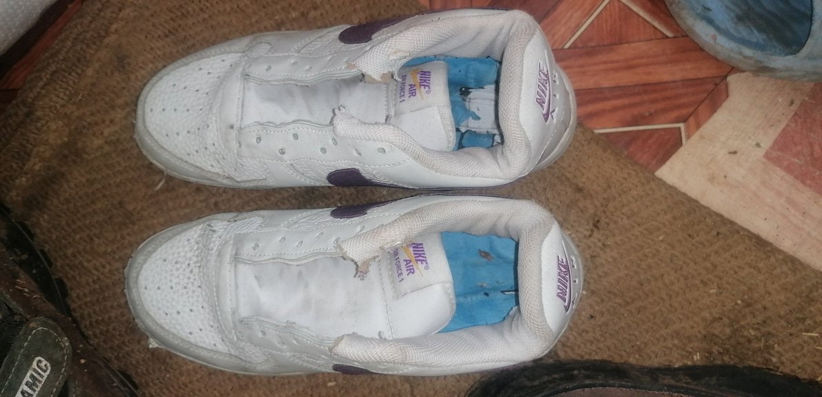 Nike Beyaz Mor Kadın Spor Ayakkabısı - Görsel 2