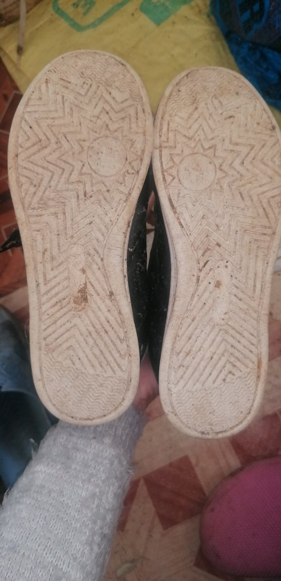 Siyah Kadın Günlük Sneakers Velcro Detaylı - Görsel 2