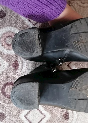 Kadın Siyah Topuklu  Bot - Görsel 5