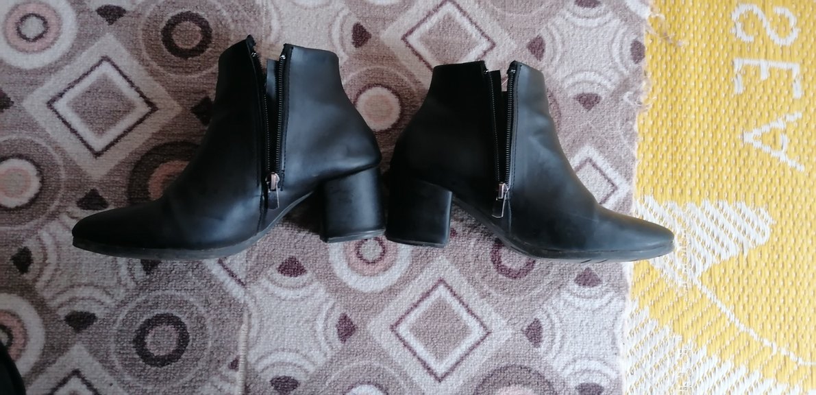 Kadın Siyah Topuklu  Bot - Görsel 4