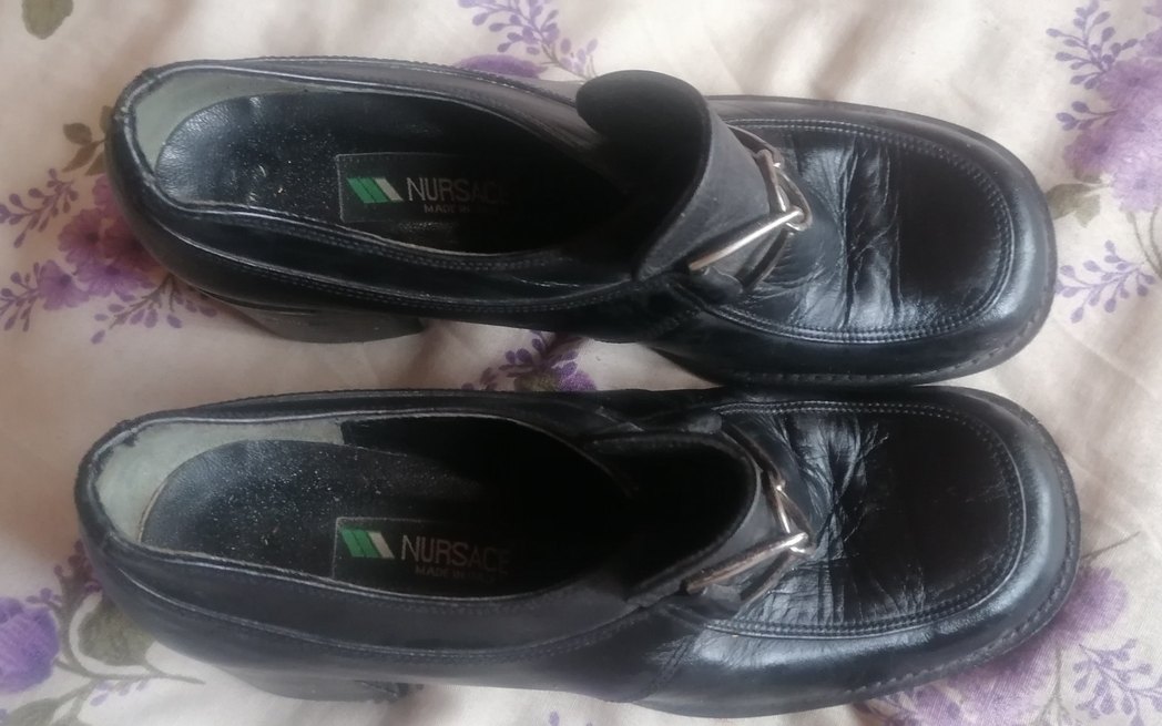 Kadın Siyah Deri Kemerli Topuklu Ayakkabı - Görsel 5