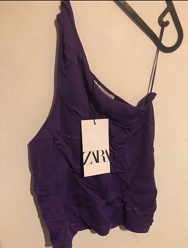 m Beden mor Renk Zara top