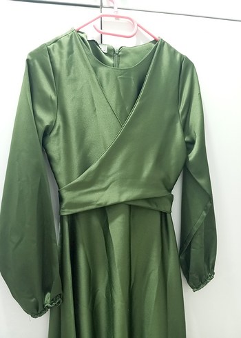 Uzun Kol Drapeli Kadın Elbise - Görsel 9