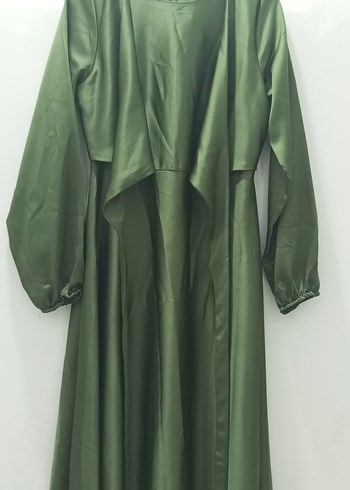 Uzun Kol Drapeli Kadın Elbise - Görsel 2