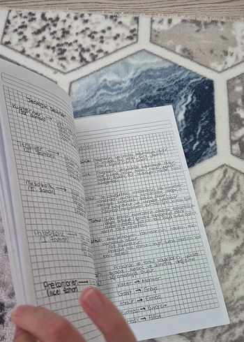 Beyaz Spiral Defter - Sınav Hazırlık