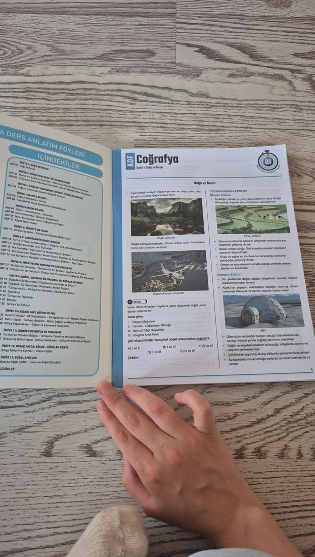 TYT Coğrafya Ders Anlatım Föyleri 32'li - Görsel 3