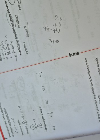 Barış AYT Matematik Konu Denemeleri Kitabı - Görsel 2