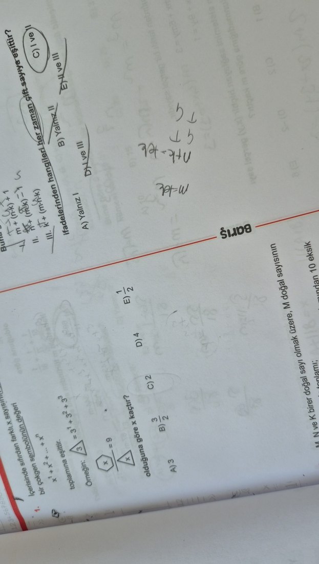 Barış AYT Matematik Konu Denemeleri Kitabı - Görsel 2