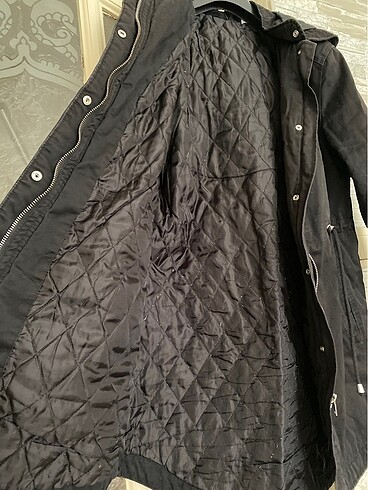 Siyah parka - Görsel 2
