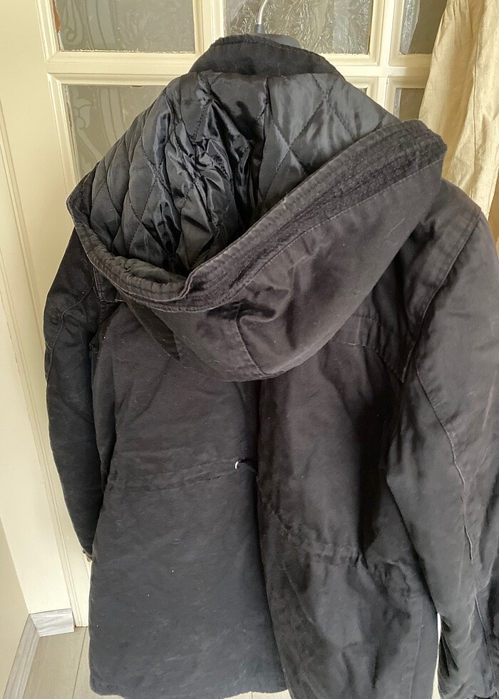 Siyah parka - Görsel 3