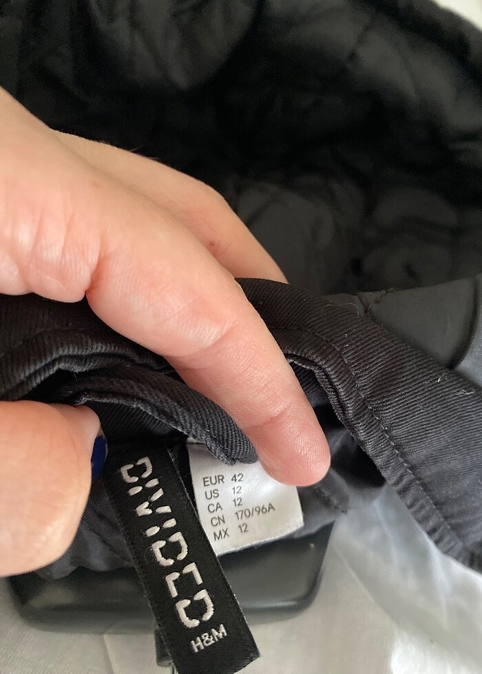 Siyah parka - Görsel 4