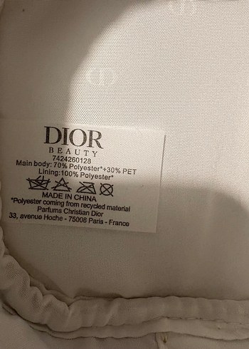 Orijinal Dior makyaj çantası - Görsel 4