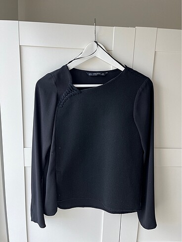 Zara siyah XS bluz