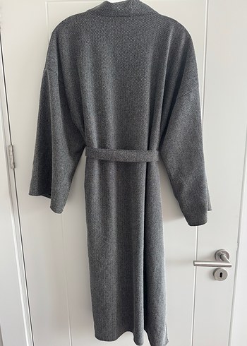 Gri Kadın Midi Boy Rahat abaya - Görsel 4