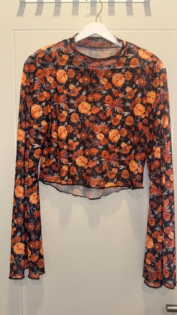 Dantel Detaylı Kısa Bohem Bluz - Görsel 2