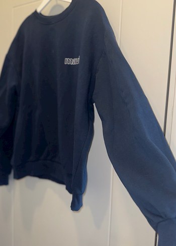 Mavi Kadın Sweatshirt, Rahat Kesim, Uzun Kollu - Görsel 2