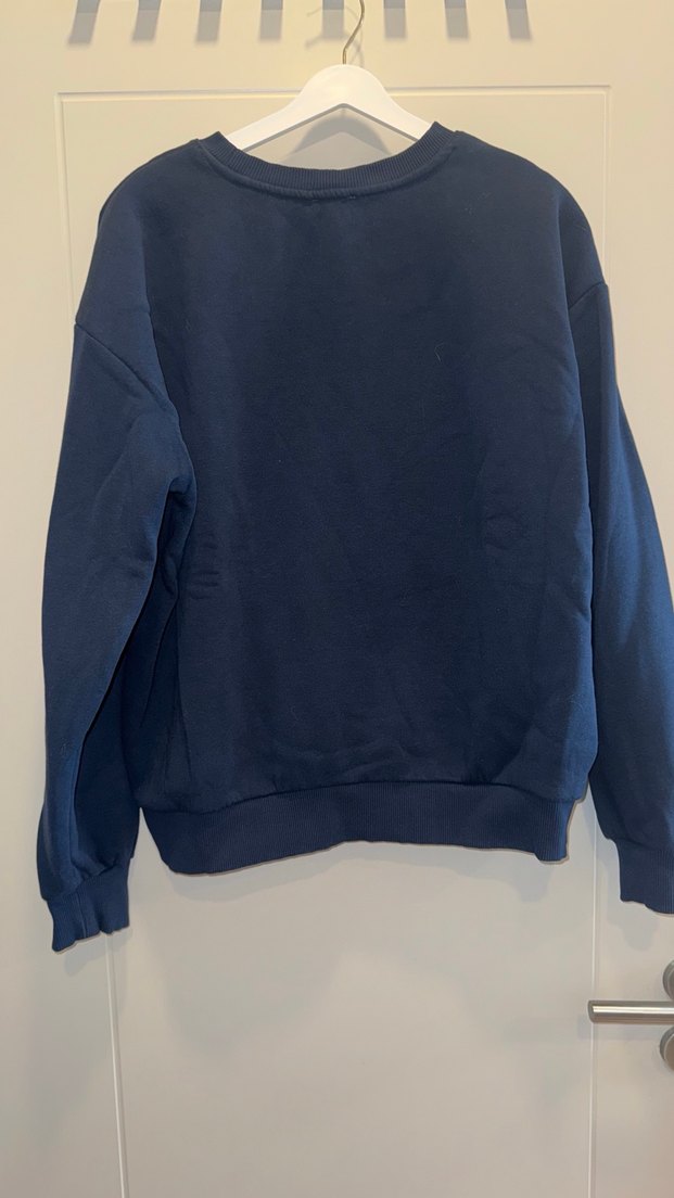 Mavi Kadın Sweatshirt, Rahat Kesim, Uzun Kollu - Görsel 3