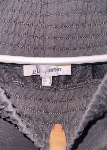 Koyu gri  Rahat Kesim Kadın Eşofman Altı - Görsel 2