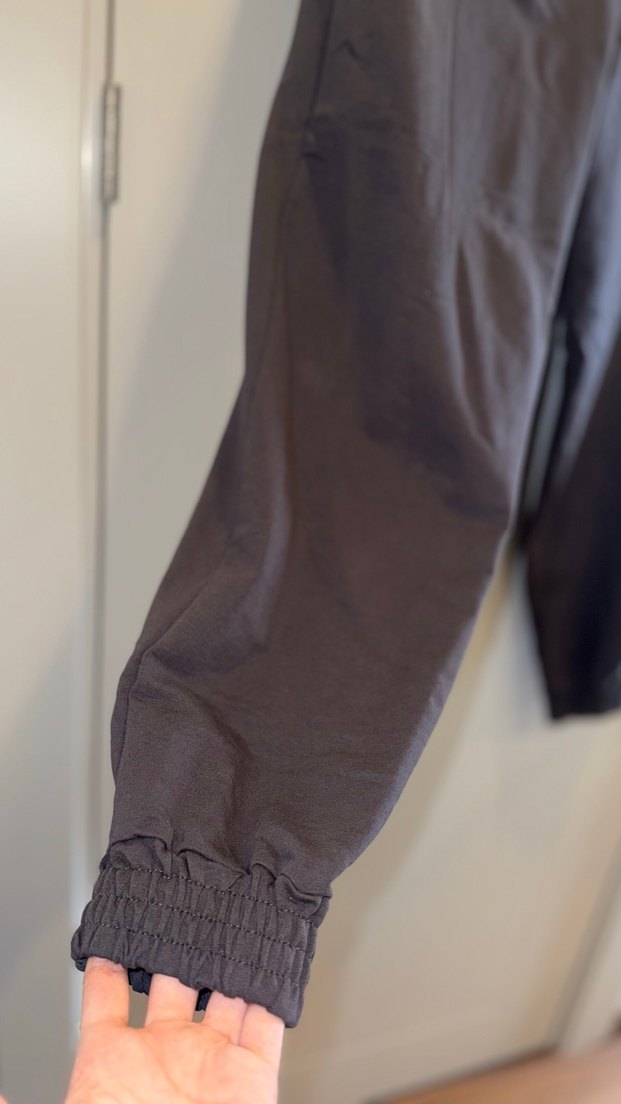 Koyu gri  Rahat Kesim Kadın Eşofman Altı - Görsel 3