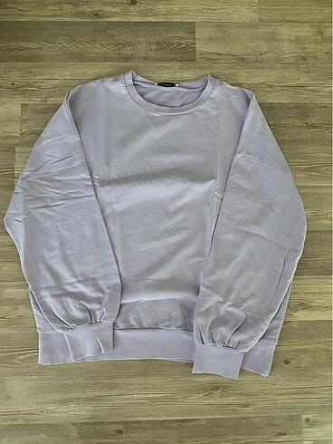lila mevsimlik sweatshirt