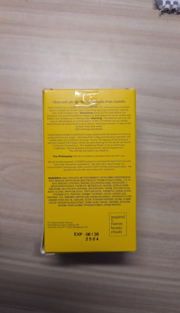 Cosmed Glowysun SPF 50+ Serum Güneş Koruyucu - Görsel 2