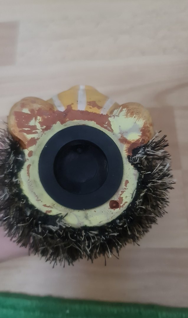 Renkli Kahverengi Kirpi Kumbara - Görsel 5