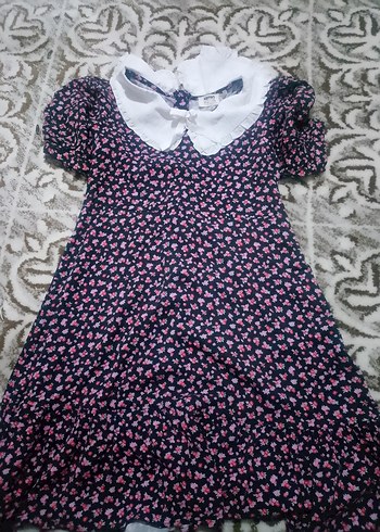 Koton Kız Çocuk Pamuklu Düğmeli Elbise - Görsel 2