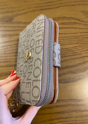 Benetton Kahverengi Deri Cüzdan - Görsel 4