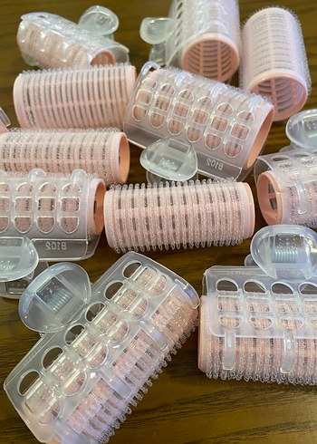 Pastel Pembe Saç Bigudisi Seti - Görsel 2